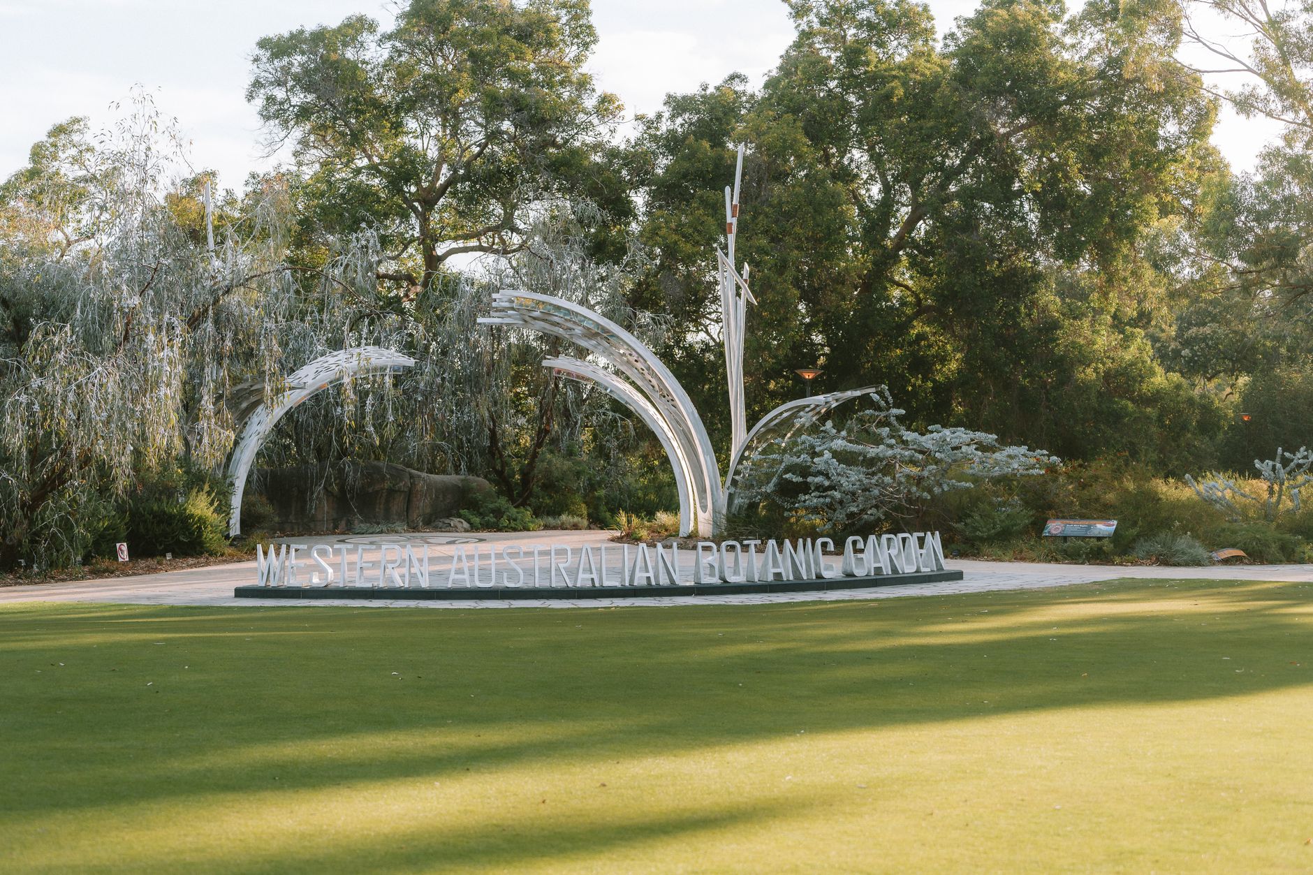 Entrance to the Western Australian Botanic Garden inside Kings Park, Perth